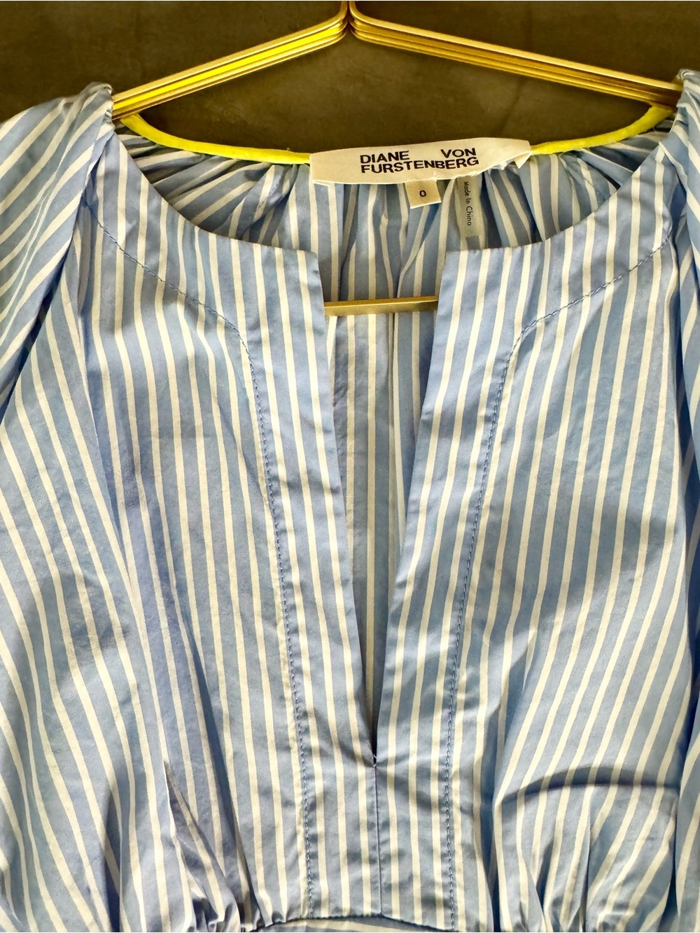 Diane von Furstenberg (DVF) Wrap Crop Blouse - Picture 7 of 9
